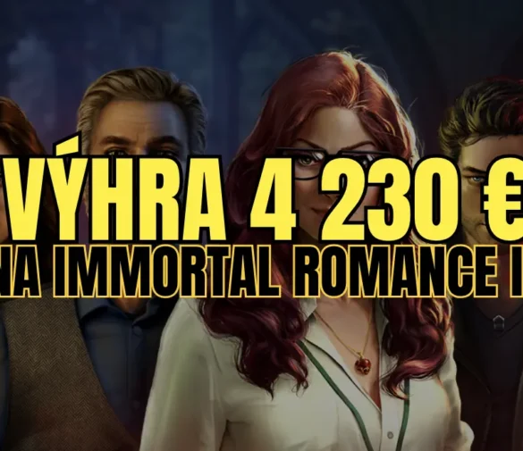 Grand Mondial Rozdáva Veľké Výhry! Hráč H.K. Vyhral 4 230€ na Immortal Romance II