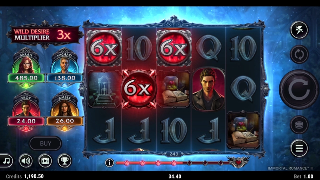 Immortal Romance II - Hrací Automaty