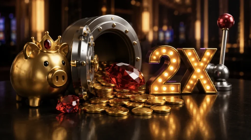 Bonus mesiaca: Dvojnásobok bodov na Area Link™ Bank Blast v Grand Mondial Casino