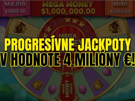 Progresívne jackpoty v Grand Mondial Casino – vyhrajte viac ako 4,6 milióna eur!
